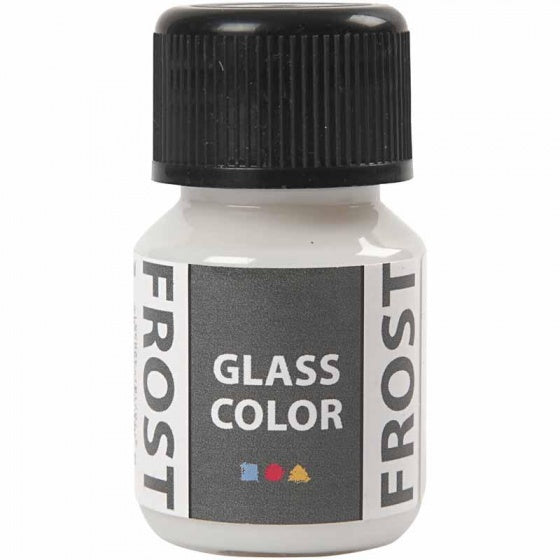 glas- & porseleinverf Glass Color 30 ml frost wit