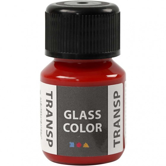 glas- & porseleinverf Glass Color 30 ml rood