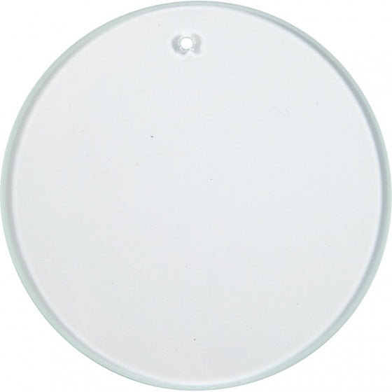 glazen plaat 10 stuks 7 cm rond