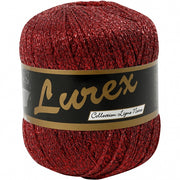 glitter garen rood 160 m 25 gr