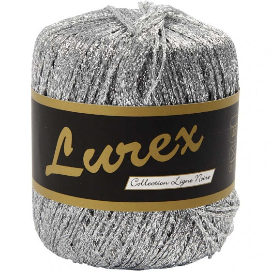 glitter garen zilver 160 m 25 gr