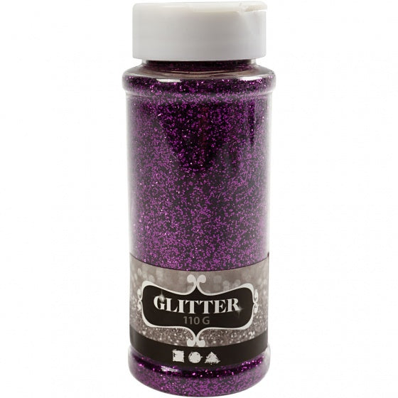 glitter paars 110 gram