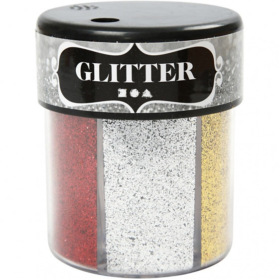 glitter strooibus 6 x 13 gram