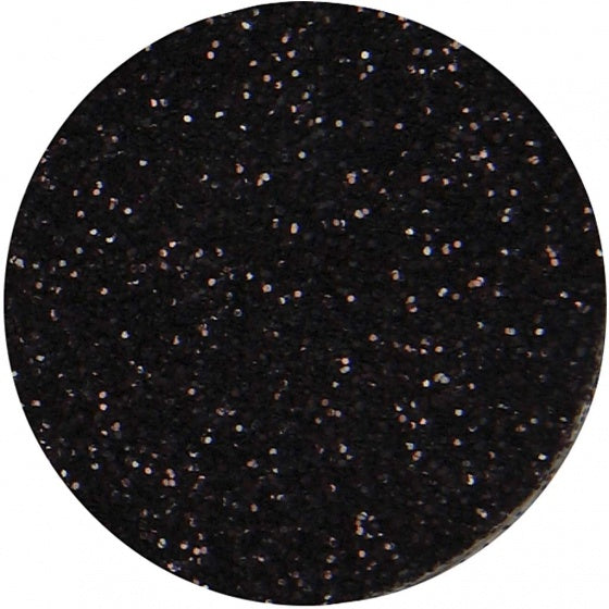glitter zwart 110 gram