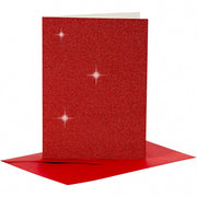 glitterkaarten met enveloppen 10