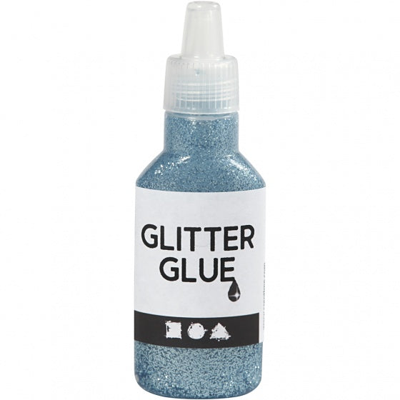 glitterlijm lichtblauw 25 ml