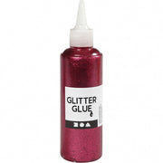 glitterlijm roze 118 ml