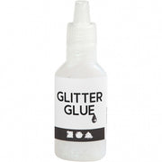 glitterlijm wit 25 ml