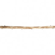 houten display 40 cm met 6 ogen en 2 ophangogen
