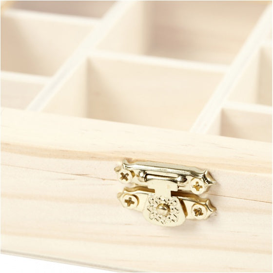 houten doos met glazen deksel 15