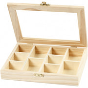 houten doos met glazen deksel 15