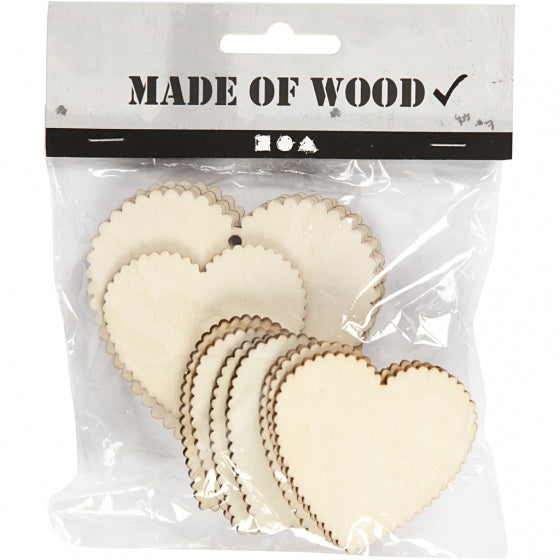 houten harten 5 - 7