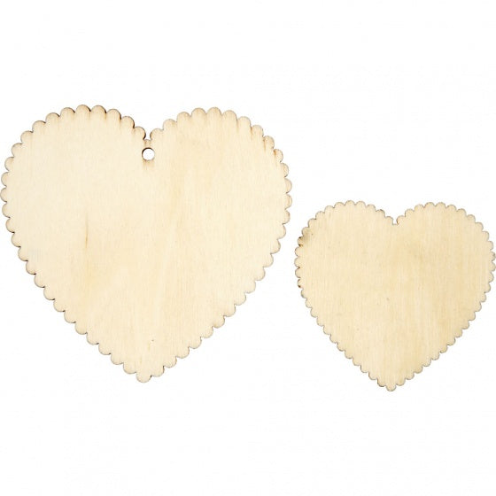 houten harten 5 - 7