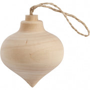 houten Kerstbal 5