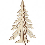 houten kerstboom 20 x 13 cm blank