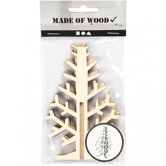 houten kerstboom 12 x 7