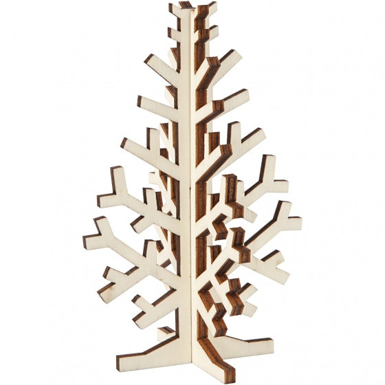 houten kerstboom 12 x 7