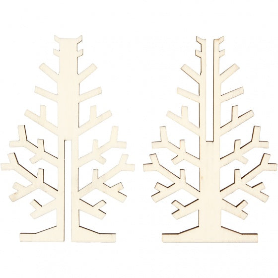 houten kerstboom 12 x 7