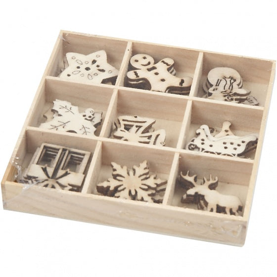 houten kerstornamenten 2