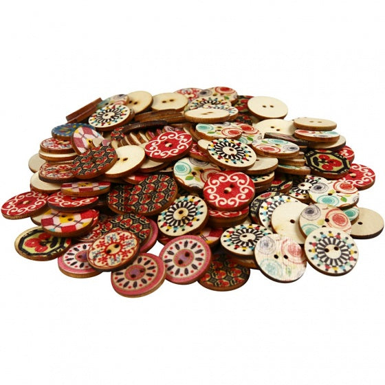 houten knopen 20 mm 180 stuks