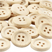 houten knopen 23 mm 30 stuks