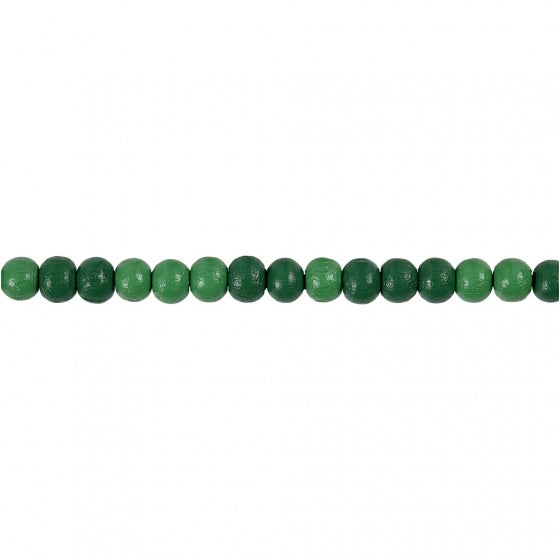 houten kralen groen 0