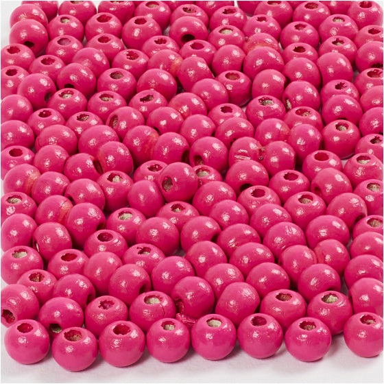 houten kralen roze 0