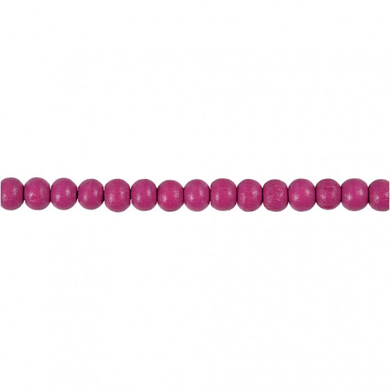houten kralen roze 0