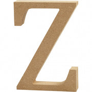 houten letter Z 8 cm