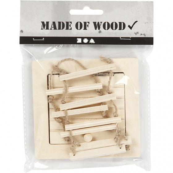 houten zolderluik 9-20 cm blank 2-delig