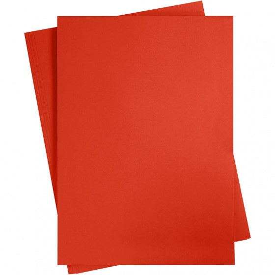 karton rood 460 x 640 mm 25 vellen