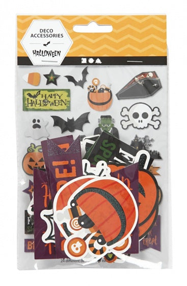 kartonfiguren halloween 2-10 cm 48 stuks