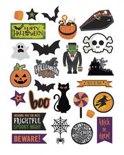 kartonfiguren halloween 2-10 cm 48 stuks