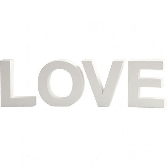 kartonnen letters Love 17