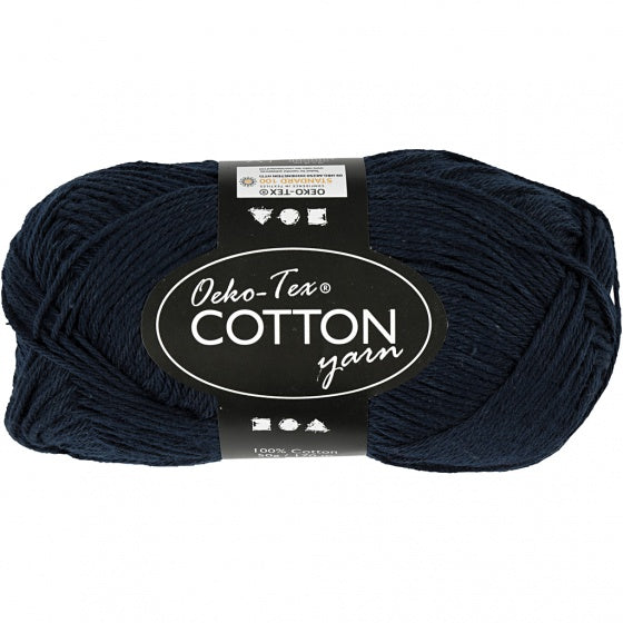 katoengaren donkerblauw 170 meter