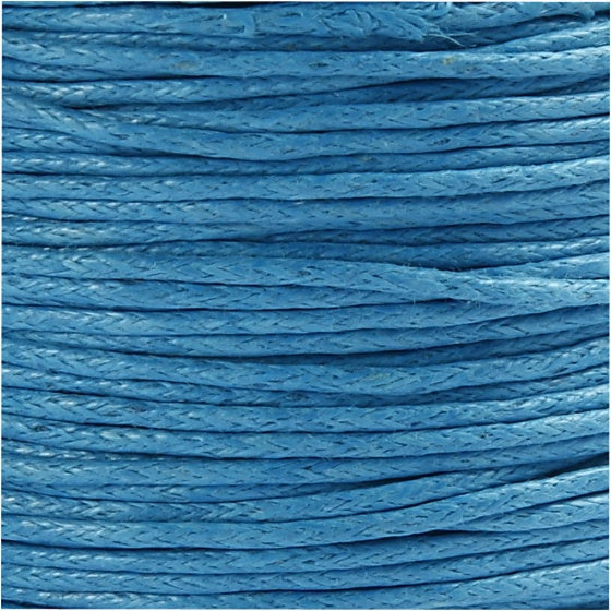 katoenkoord blauw 1 mm dik 40 m