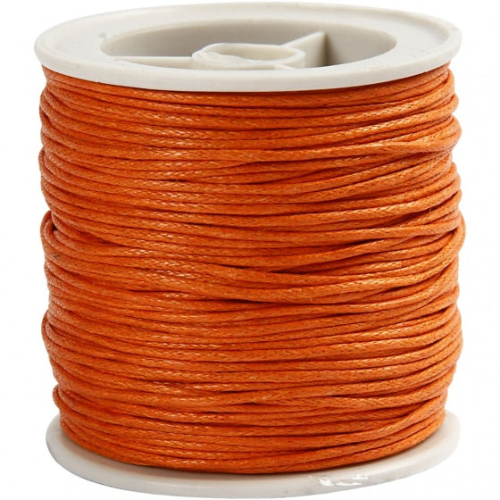 katoenkoord oranje 1 mm dik 40 m