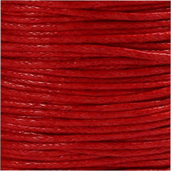 katoenkoord rood 1 mm dik 40 m