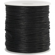 katoenkoord zwart 1 mm dik 100 m