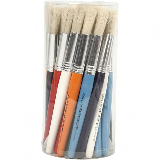 kinderkwasten rond 19 cm 30 stuks
