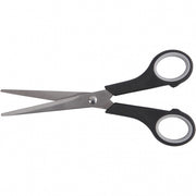 kinderschaar zwart 17 cm rechts en linkshandig 12 stuks