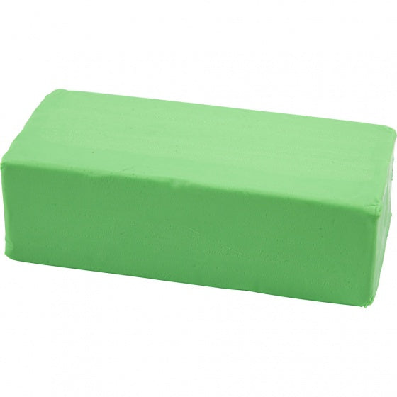 klei 500 gram 13 x 6 x 4 cm groen