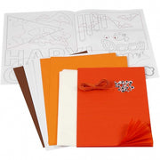 knippakket DIY Haloween papier/karton junior 55-delig
