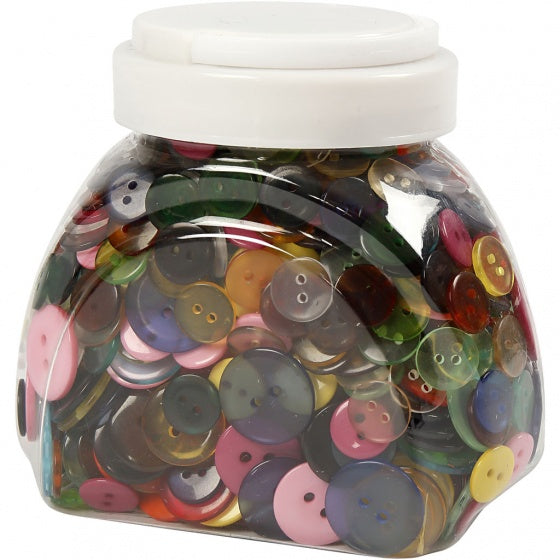 knopen multicolor 800 stuks