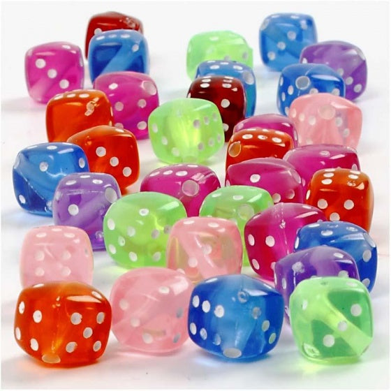 kralen 220 stuks multicolor acryllic