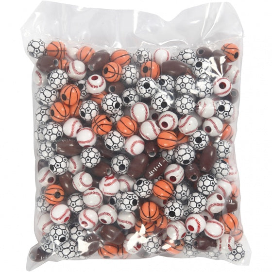 kralen 220 stuks multicolor sportballen