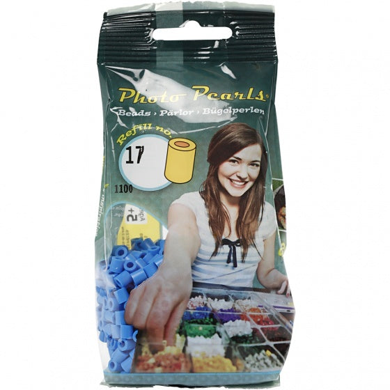 strijkkralen 5 mm 1100 stuks blauw