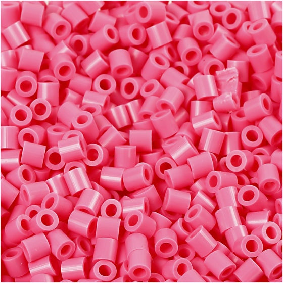 strijkkralen 5 mm 1100 stuks donkerroze