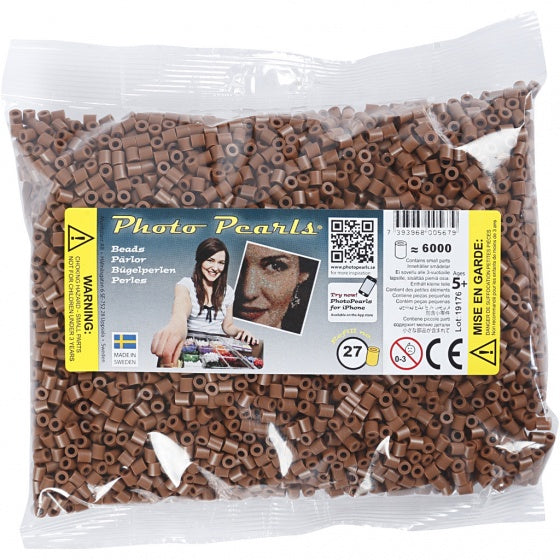 kralen 5 mm 6000 stuks chocolade