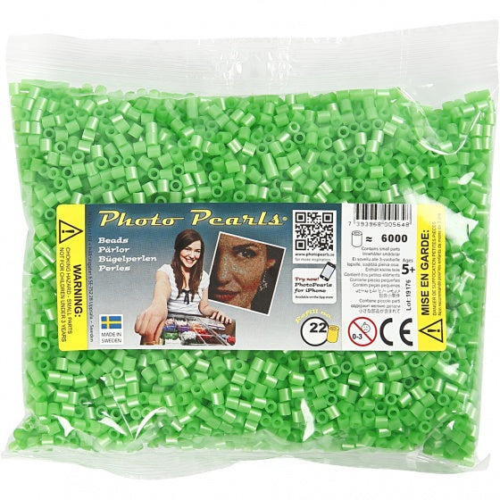kralen 5 mm 6000 stuks lichtgroen